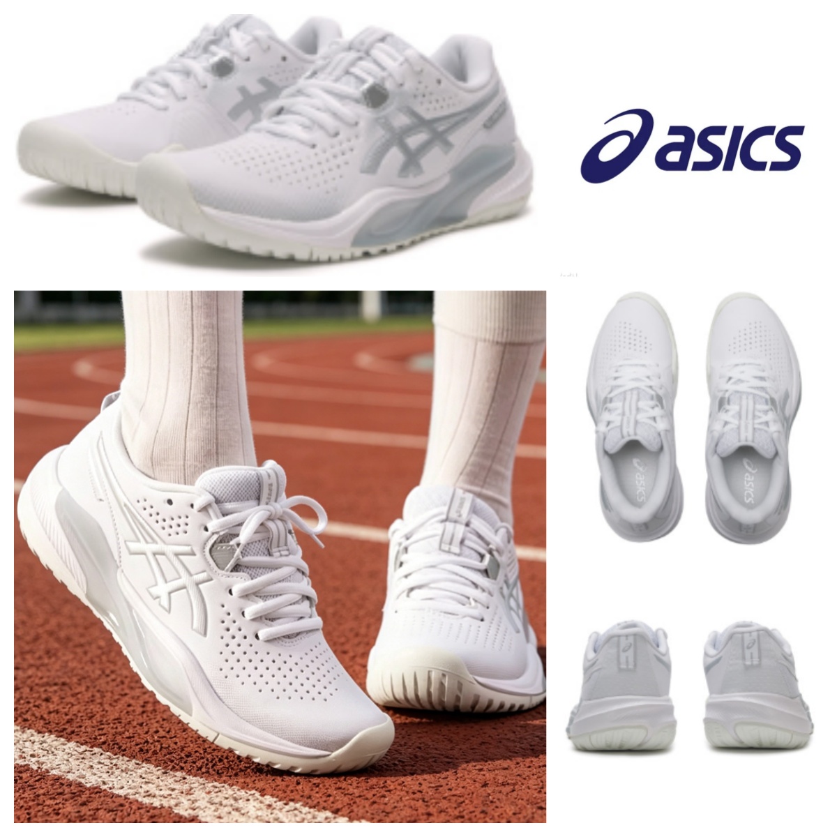 Table Tennis Shoes Asics - Asics Damen-Tennisschuhe, leichte, atmungsaktive, rutschfeste, verschleißfeste,
