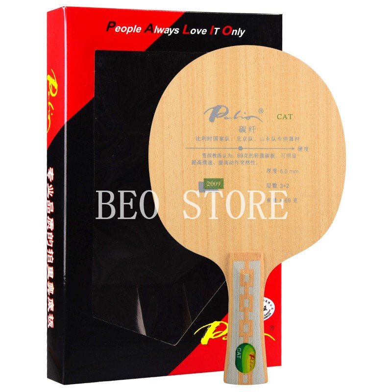 Table Tennis Review - Original Palio CAT Tischtennisschläger (leichtes Carbon)