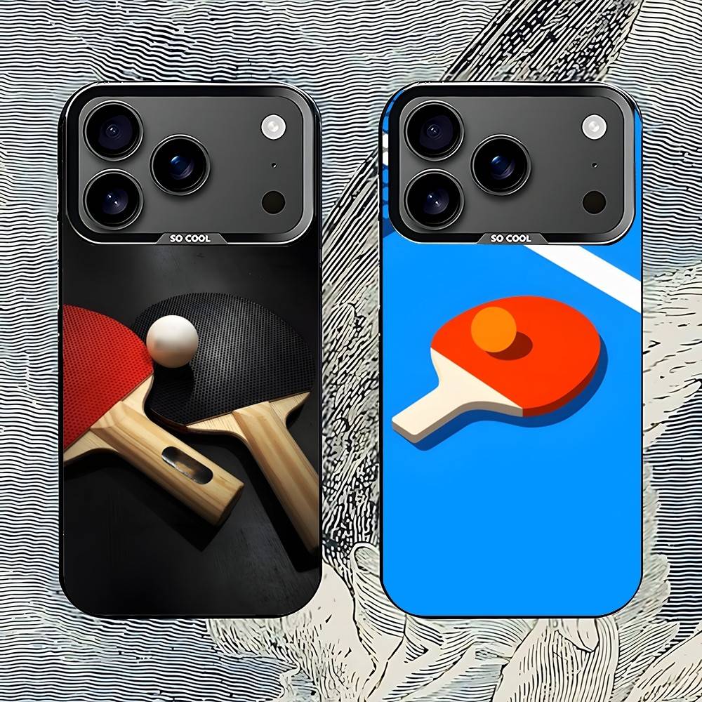 Table Tennis Logo Free - Tischtennisschläger Handyhülle für iPhone 17, 16,
