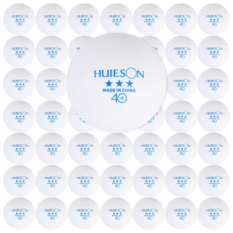 Table Tennis Logo Free - 100PCS Huieson Blau Logo Tischtennis Ball