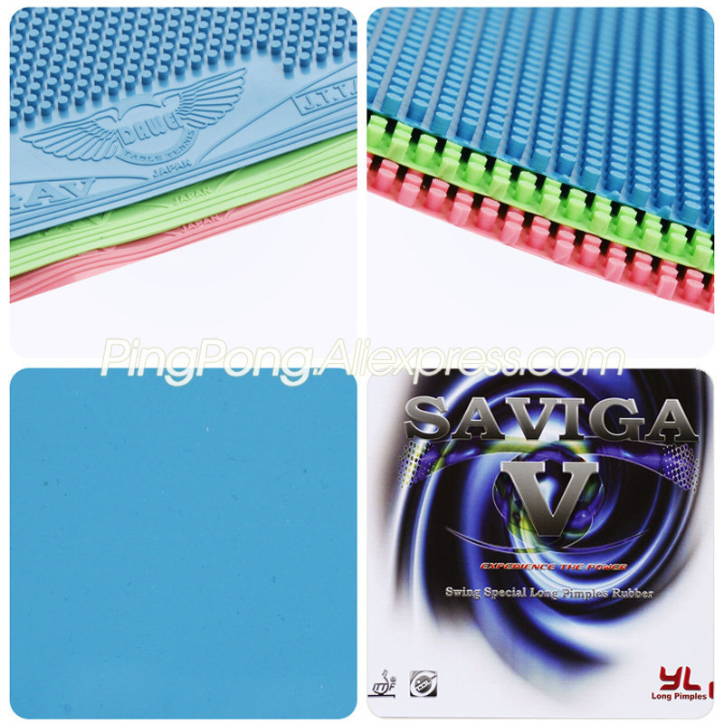 Bunte DAWEI SAVIGA V Pips-lang – Table Tennis Review Bewertung und Preis